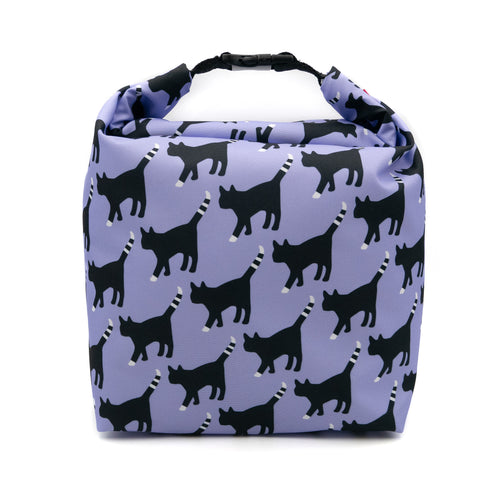 Lunch Bag Large (Cat Purple)