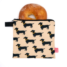 Zipper Bag (Dachshund Black)