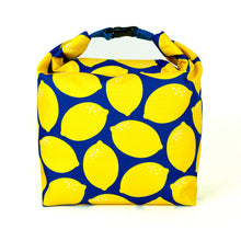 Lunch Bag Large (Lemon Blue)