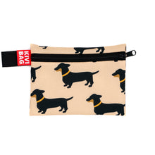 Zipper Wallet (Dachshund Black)