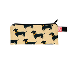Zipper Bag Small (Dachshund Black)
