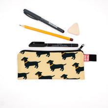Zipper Bag Small (Dachshund Black)