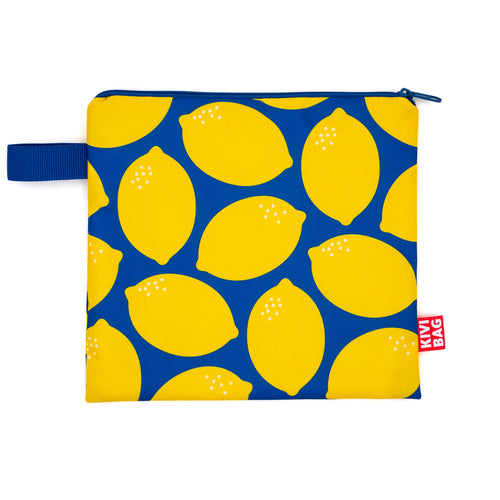 Zipper Bag (Lemon Blue)