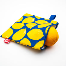 Zipper Bag (Lemon Blue)