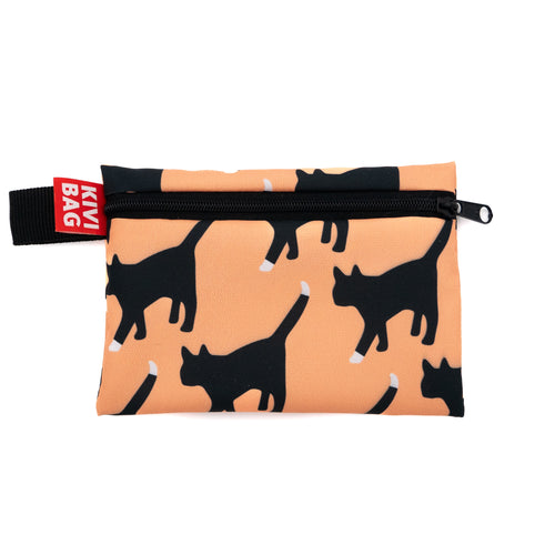 Zipper Wallet (Cat-Peach)