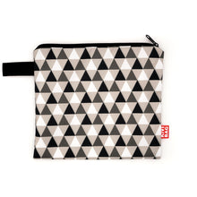 Zipper Bag (Triangle Grey)